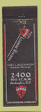 Matchbook Cover - Hotel 2400 Washington DC