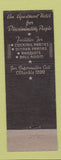 Matchbook Cover - Hotel 2400 Washington DC