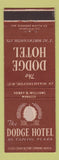 Matchbook Cover - Dodge Hotel Washington DC