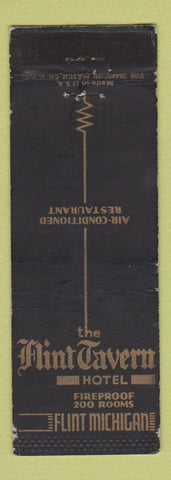 Matchbook Cover - Flint Tavern Hotel MI WEAR