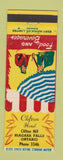 Matchbook Cover - Clifton Hotel Niagara Falls ON