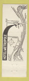 Matchbook Cover - Hotel Metropole Niagara Falls ON