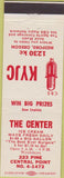 Matchbook Cover - KYJC The Center Ice Cream Medford OR