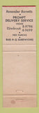 Matchbook Cover - Barnetts BBQ Ribs Esterbrook WEAR