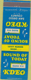 Matchbook Cover - DKEO San Diego County  Radio