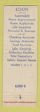 Matchbook Cover - 1st National Bank Sioux City IA WEAR