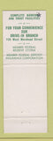 Matchbook Cover - Commercial National Bank Charlotte NC