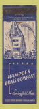 Matchbook Cover - Hampden Brass Company Springfield MA WEAR