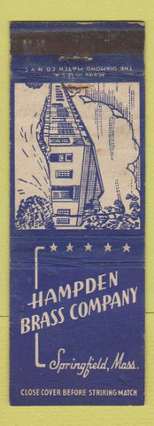 Matchbook Cover - Hampden Brass Company Springfield MA WEAR