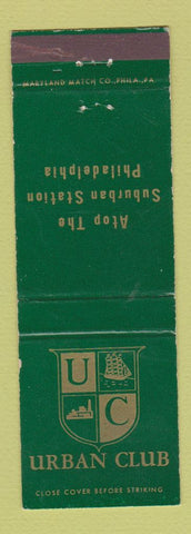 Matchbook Cover - Urban Club Philadelphia PA WEAR
