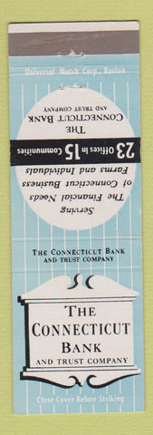 Matchbook Cover - Connecticut Bank and Trust Hartford CT