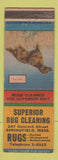 Matchbook Cover - Superior Rug Cleaners Springfield MA