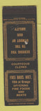 Matchbook Cover - Free Bros Market SAMPLE WEAR