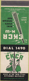 Matchbook Cover - CKCR Radio Kitchener Waterloo