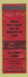 Matchbook Cover - 7th Street Lunch Augusta KS WORN