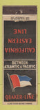 Matchbook Cover - Quaker Line Shipping WEAR