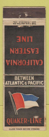 Matchbook Cover - Quaker Line Shipping WEAR