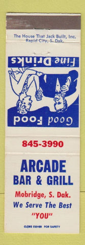 Matchbook Cover - Arcade Bar Grill Mobridge SD