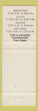 Matchbook Cover - Arcade Bar Grill Mobridge SD