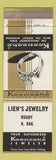 Matchbook Cover - Keepsake Diamond Rings Jien's Jewelry Rugby ND