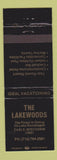 Matchbook Cover - The Lakewoods Cable WI
