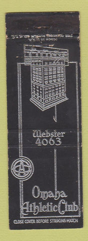 Matchbook Cover - Omaha Athletic Club NE WEAR