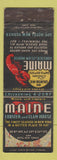Matchbook Cover - Maine Lobster Clam House New York City