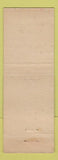 Matchbook Cover - AH Richardson Estate WEAR
