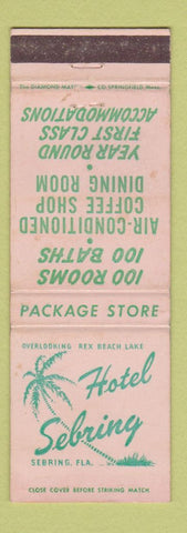 Matchbook Cover - Hotel Sebring FL WEAR