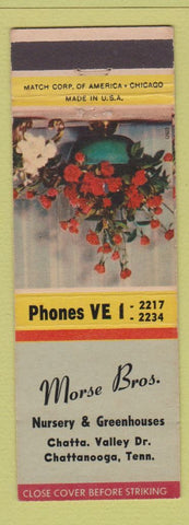 Matchbook Cover - Morse Bros Nursery Chattanooga TN