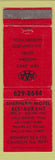 Matchbook Cover - Shepherd Motel Restaurant Calhoun GA