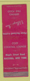 Matchbook Cover - Village Inn Massena NY WEAR