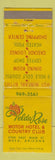 Matchbook Cover - Velda Rose Motor Hotel Country Club Mesa AZ WEAR