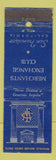 Matchbook Cover - Merchants Exchange Club San Francisco CA feature WEAR