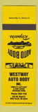 Matchbook Cover - Westway Auto Body West Allis WI