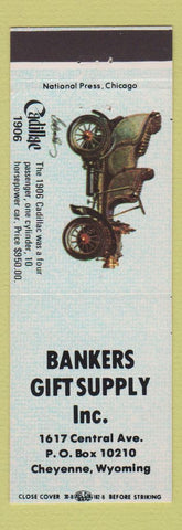Matchbook Cover - Bankers Gift Supply Cheyenne WY