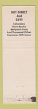 Matchbook Cover - Bankers Gift Supply Cheyenne WY