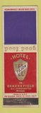 Matchbook Cover - Hotel Tejon Bakersfield CA WEAR