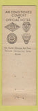 Matchbook Cover - Hotel Tejon Bakersfield CA WEAR