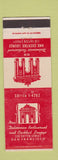 Matchbook Cover - New Delmonico Restaurant San Francisco CA