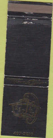 Matchbook Cover - Town Club 210 NO TOWN
