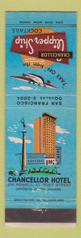 Matchbook Cover - Chancellor Hotel San Francisco CA
