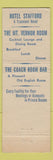 Matchbook Cover - Hotel Stafford Baltimore MD