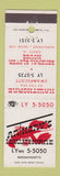 Matchbook Cover - Anthony's Hawthorne MA Swampscott WEAR