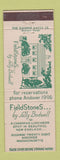 Matchbook Cover - Fieldstones by Sally Bodwell Andover MA