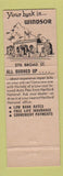 Matchbook Cover - Hartford NATional Bank CT