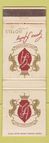 Matchbook Cover - Gene Autry Htoels Sombrero Room WEAR