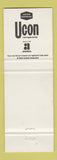 Matchbook Cover - Ucon Refrigerants Ansul
