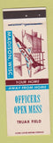 Matchbook Cover - Officers Open Mess Truax Field Madison WI