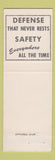 Matchbook Cover - Officers Open Mess Truax Field Madison WI